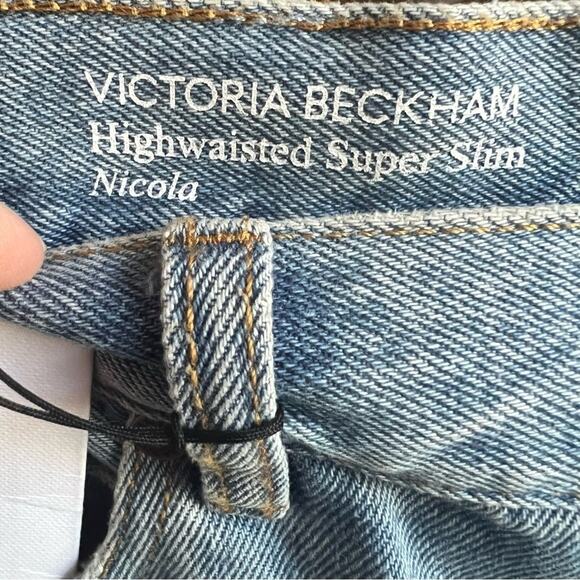 Victoria Beckham Nicola High Waisted Super Slim Jean - Picture 11 of 13